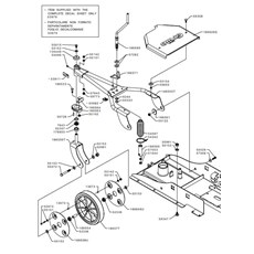 FRONT WHEEL PARALLELOGRAM (from sn 601177 from 2015) spare parts