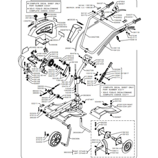 FRAME (from sn 198751 from 1993) spare parts
