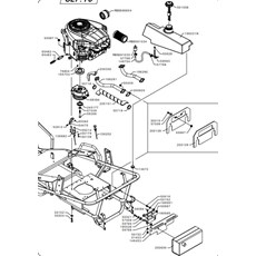 ENGINE B&S 7180 CLUTCH AND THROTTLE (from sn 663351 to sn 678584 from 2018 to 2019) spare parts