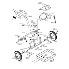 TRANSPORT SULKY WITH BRAKE (from sn 586396 from 2014) spare parts