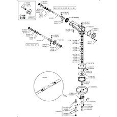 GRASS CUTTER COMPACT - BLADES & TRANS.(from s/n 144251 from 1988) spare parts