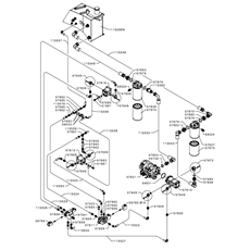 TANK, FILTERS e PUMP - HYDRO. SYSTEM(from s/n 309451 from 2006) spare parts