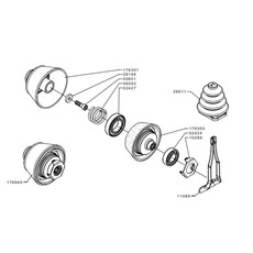 ACTIVE CLUTCH FOR LOMBARDINI EX27 EFFECTIVE FROM SERIAL NO. 546190 (G55) - 545955 (GF2) (from sn 546190 from 2011) spare parts