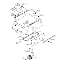 GRASS CUTTER COMPACT - COVER & WHEEL(from s/n 144251 from 1988) spare parts