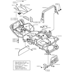 FRAME (from sn 372701 to sn 510646 from 2007 to 2008) spare parts