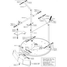 DECK 78 cm - FRAME(from s/n 304133 from 2003) spare parts