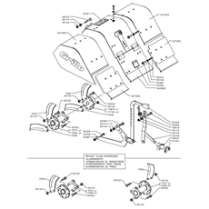 ADJUSTABLE COVER AND TILLER X 4 X 6(from s/n 200251 from 1991) spare parts