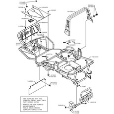 FRAME (from sn 606629 to sn 610728 from 2016 to 2016) spare parts