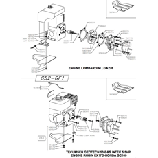 ENGINE(from s/n 168897 to s/n 564869 from 1990 to 2012) spare parts