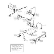 SEAT AND FRAME (from sn 276401 from 2001) spare parts