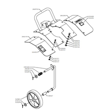FRAME (from sn 288101 to sn 565909) spare parts