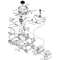 ENGINE B&S 3130 CLUTCH AND THROTTLE (from sn 663351 to sn 678584 from 2018 to 2019) spare parts