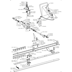 117 cm DOUBLE-BLADE CUTTER BAR_2nd VERSION(from s/n 211395 from 1996) spare parts