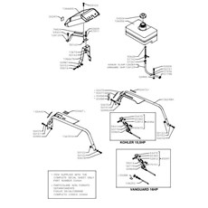 COVER, TANK AND BODY (from sn 264001 from 2001) spare parts