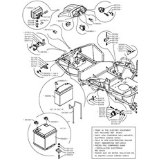 ELECTRIC EQUIPMENT (from sn 522184 to sn 547054 from 2009 to 2011) spare parts