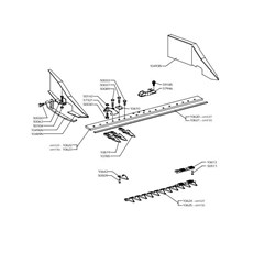 MIDDLE FINGER CENTRAL CUTTER BAR 110-127 (from sn 586396 from 2014) spare parts