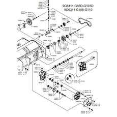 68CM ALL PURPOSE FLAIL TRANSMISSION UNIT (from sn 228001 from 1996) spare parts