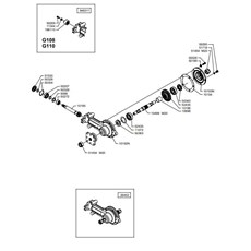 TILLER GEARBOX (from sn 602416 from 2017) spare parts