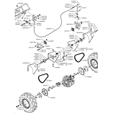 DIFFERENTIAL LOCK(from s/n 304133 from 2003) spare parts