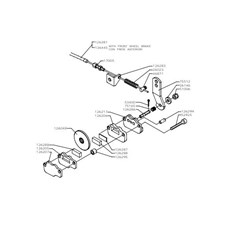 BRAKE UNIT (from sn 363301 to sn 385500 from 2006 to 2007) spare parts