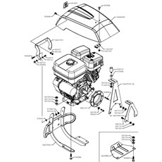 ENGINE - ROBIN SUBARU EX27 WITH COVER (from sn 515509 from 2009) spare parts