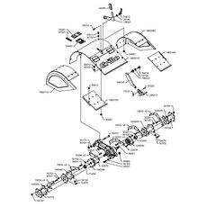 COVER AND COUNTER-ROTATING TILLER (from sn 226751 from 1996) spare parts