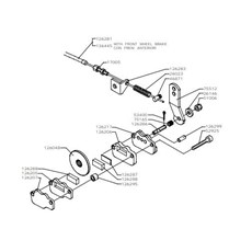 BRAKE UNIT (from sn 363301 to sn 385500 from 2006 to 2007) spare parts