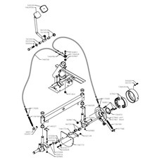 FRONT WHEEL BRAKE (from sn 372701 to sn 522167 from 2007 to 2009) spare parts