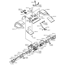 COVER AND COUNTER-ROTATING TILLER (from sn 586396 from 2014) spare parts
