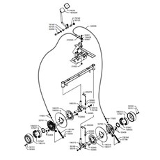 FRONT WHEEL BRAKE (from sn 642848 to sn 653946 from 2017 to 2018) spare parts