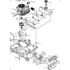 ENGINE B&S 7180 CLUTCH AND THROTTLE (from sn 709745 to sn 715509 from 2021 to 2021) spare parts