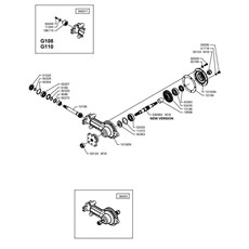 TILLER GEARBOX (from sn 602416 from 2017) spare parts