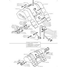 ADJUSTABLE COVER & TILLE X 6(from s/n 144251 from 1988) spare parts