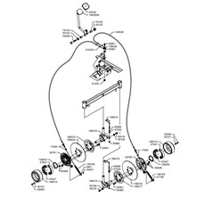 FRONT WHEEL BRAKE (from sn 598456 to sn 642847 from 2015 to 2017) spare parts