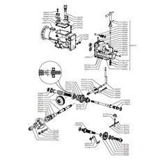 GEAR BOX - 1ST V - UNTIL 521477 (from sn 211395 to sn 521477) spare parts