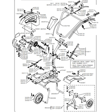 FRAME PRINCESS 1+1 (from sn 198751 from 1993) spare parts