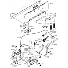 9G2611 SWINGING FRONT SCRAPER (from sn 573928 to sn 670354 from 2013 to 2019) spare parts