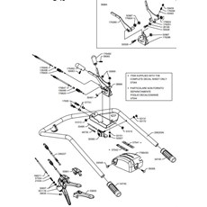 HANDLE AND DRIVE LEVER SYSTEM (from sn 710102 from 2021) spare parts