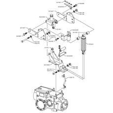 HANDLEBAR SHOCK ABSORBER(from s/n 200251 from 1991) spare parts