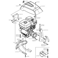 ENGINE - ROBIN SUBARU EX27 WITH COVER (from sn 525153 from 2010) spare parts