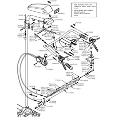 HANDLEBAR (from sn 565750 to sn 591341 from 2013 to 2015) spare parts