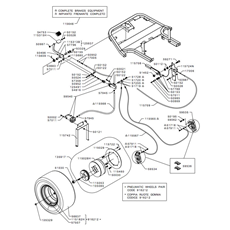 BRAKES & FRONT WHEELS(from s/n 340420 from 2007) spare parts