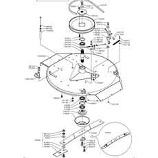 85 cm CUTTING DECK(from s/n 373439 to s/n 505434 from 2008 to 2008) spare parts