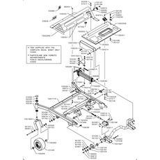 132 cm CUTTING DECK FRAME(from s/n 567583 from 2013) spare parts