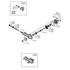 TILLER GEARBOX (from sn 602416 from 2017) spare parts