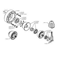 ACTIVE CLUTCH HONDA GX270 - 390 (from sn 586396 from 2014) spare parts