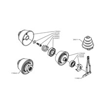 ACTIVE CLUTCH EX27, D350FD, D440FD(from sn 545085 from 2011) spare parts