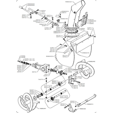 SNOW THROWER 50 cm(from s/n 168897 from 1990) spare parts