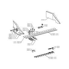 MIDDLE FINGER CENTRAL CUTTER BAR 110-127 (from sn 569216 from 2013) spare parts