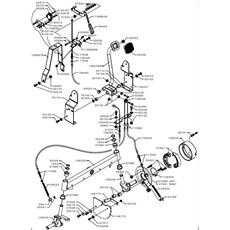 FRONT WHEEL BRAKE UNTIL SERIAL NO. 385500 (from sn 264001 to sn 385500 from 2000 to 2007) spare parts